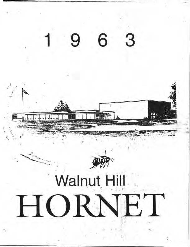 Walnut Hill High School 1963 cover